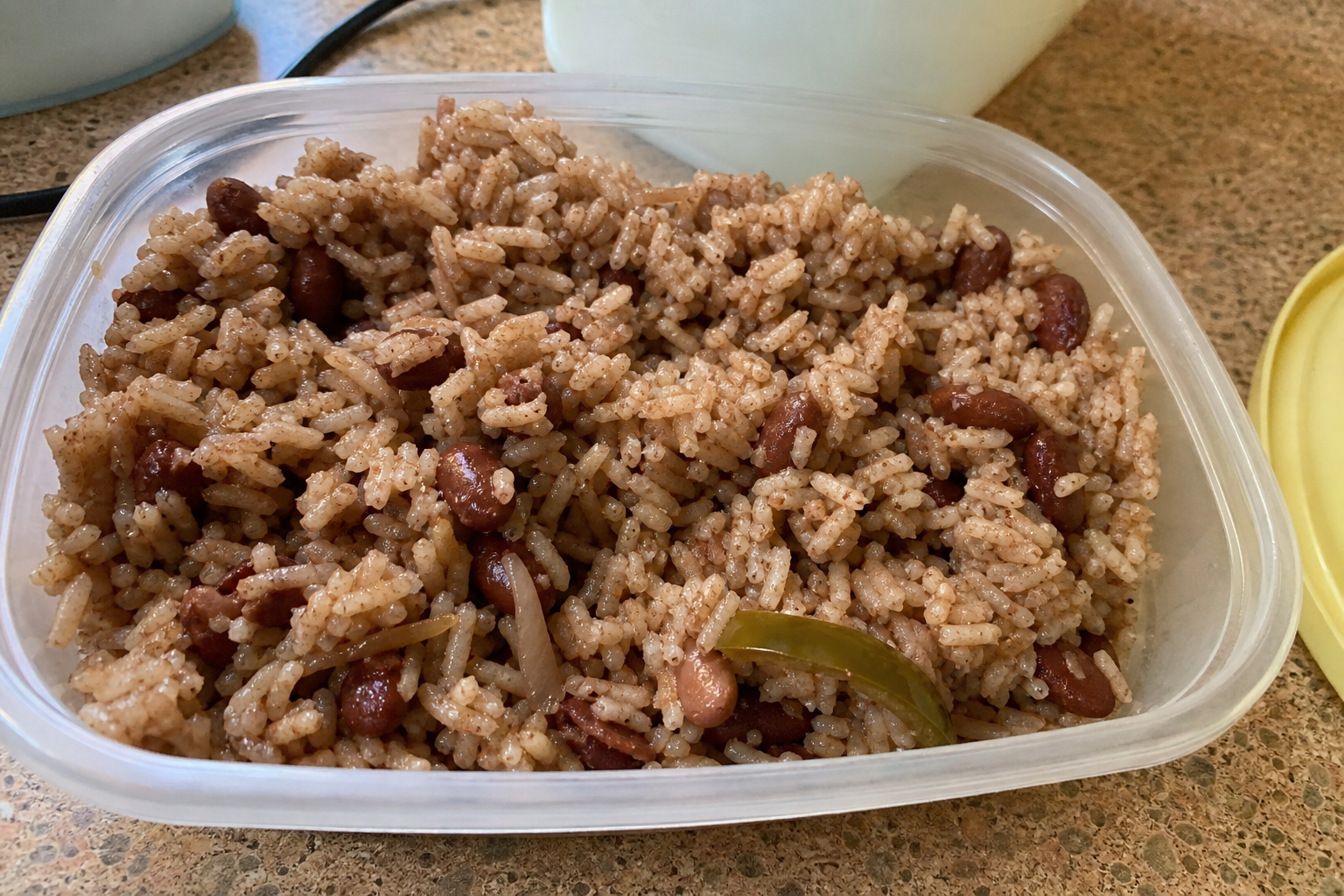 Rice and peas