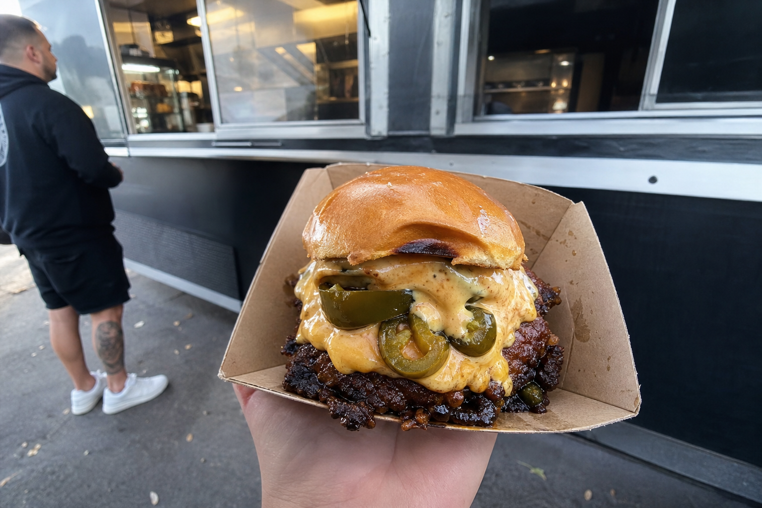 Spicy burger